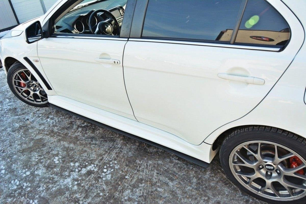 Praguri Mitsubishi Lancer Evo X 2007-2015 v1 - Maxton Design
