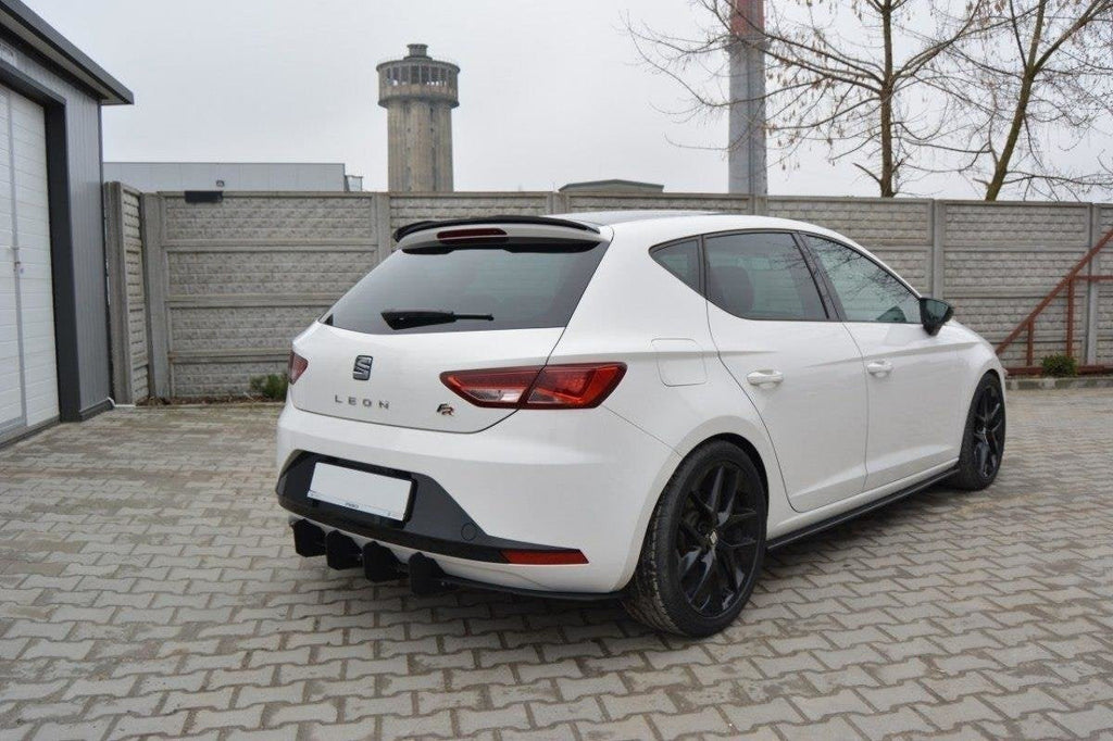 Prelungire difuzor bara spate Seat Leon Mk3 FR 2012-2016 v5 - Maxton Design
