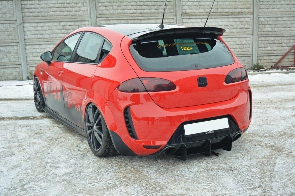 Prelungire difuzor bara spate Seat Leon 1P Mk2 MS Design 2005-2009 v1 - Maxton Design
