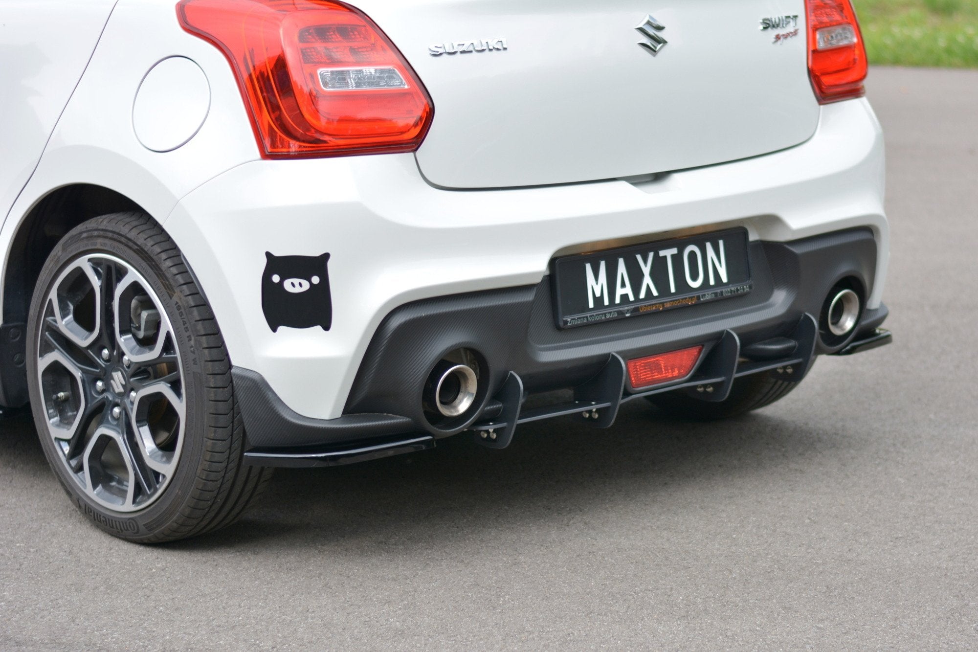 Prelungire difuzor bara spate Suzuki Swift Mk6 Sport 2018- v1 - Maxton Design