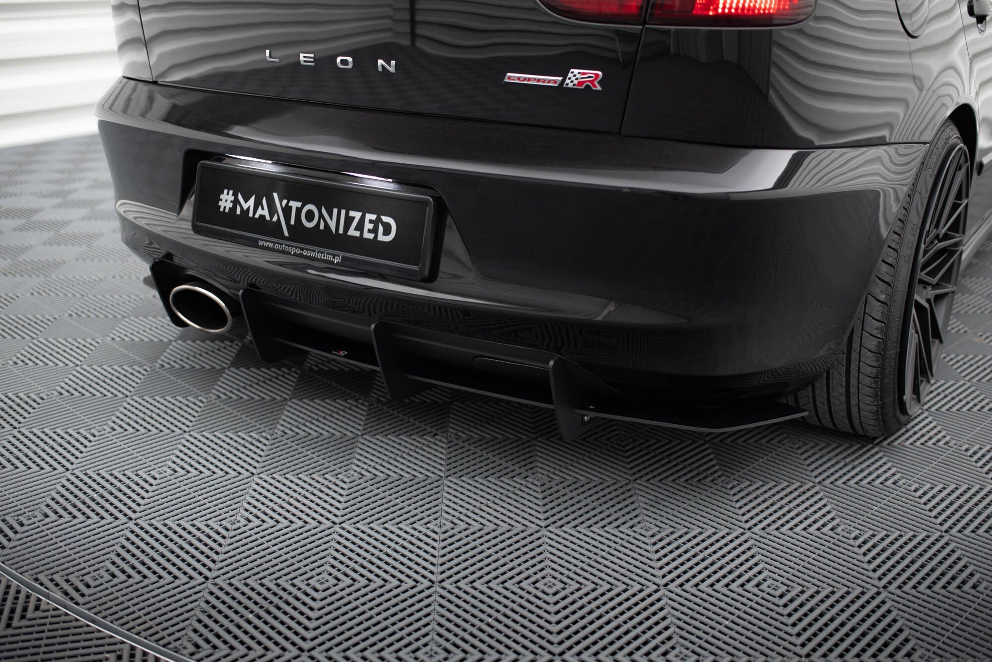 Prelungire difuzor bara spate Seat Leon Mk1 Cupra 2002-2005 v1 - Maxton Design