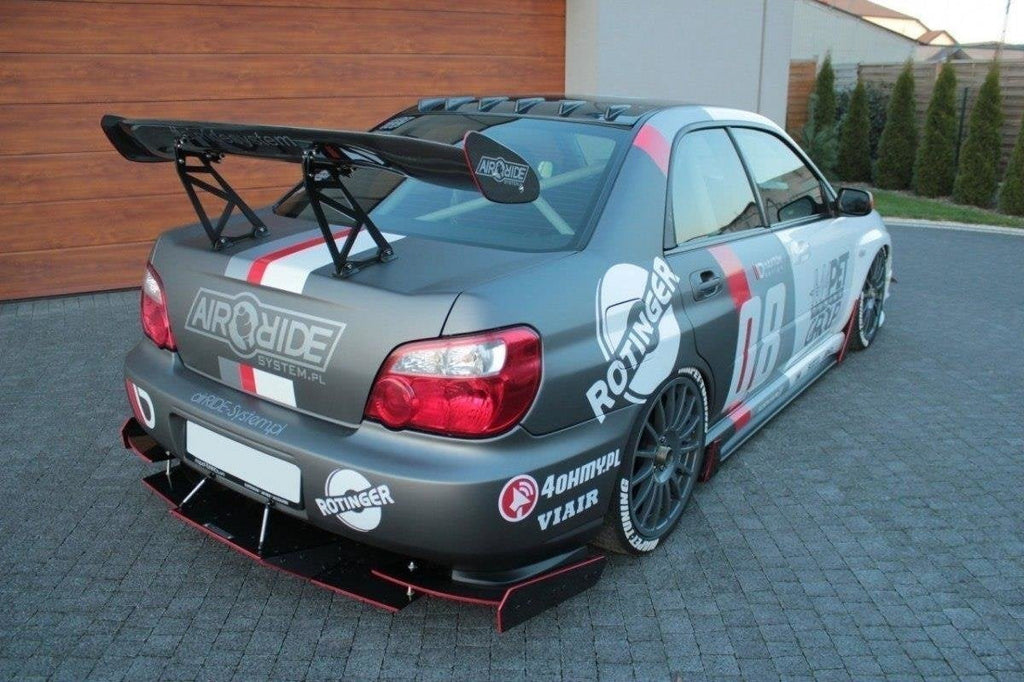 Prelungire difuzor bara spate Subaru Impreza Mk2 WRX STI Blobeye 2003-2006 v2 - Maxton Design