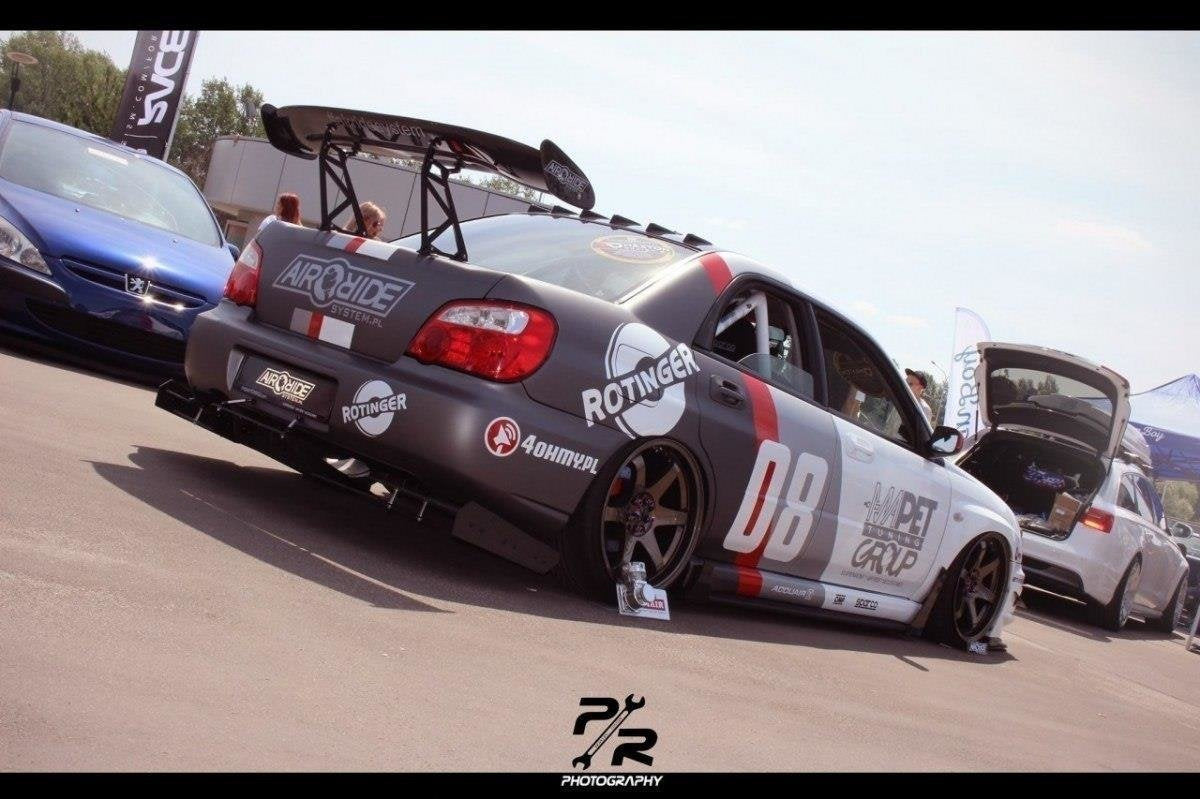 Prelungire difuzor bara spate Subaru Impreza Mk2 WRX STI Blobeye 2003-2006 v2 - Maxton Design