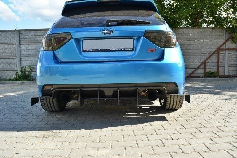 Prelungire difuzor bara spate Subaru Impreza Mk3 WRX STI 2009-2011 v4 - Maxton Design