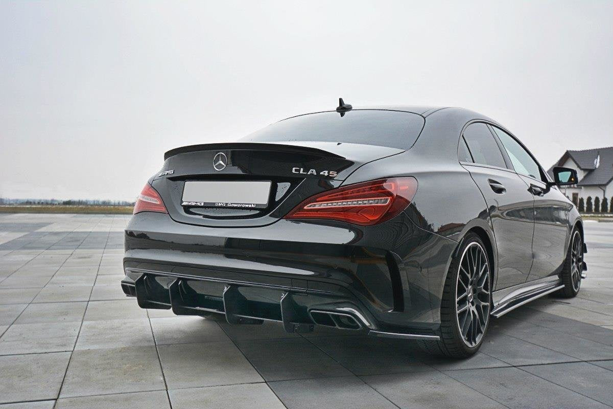 Prelungire difuzor bara spate Mercedes CLA A45 amg C117 Facelift 2017- v4 - Maxton Design