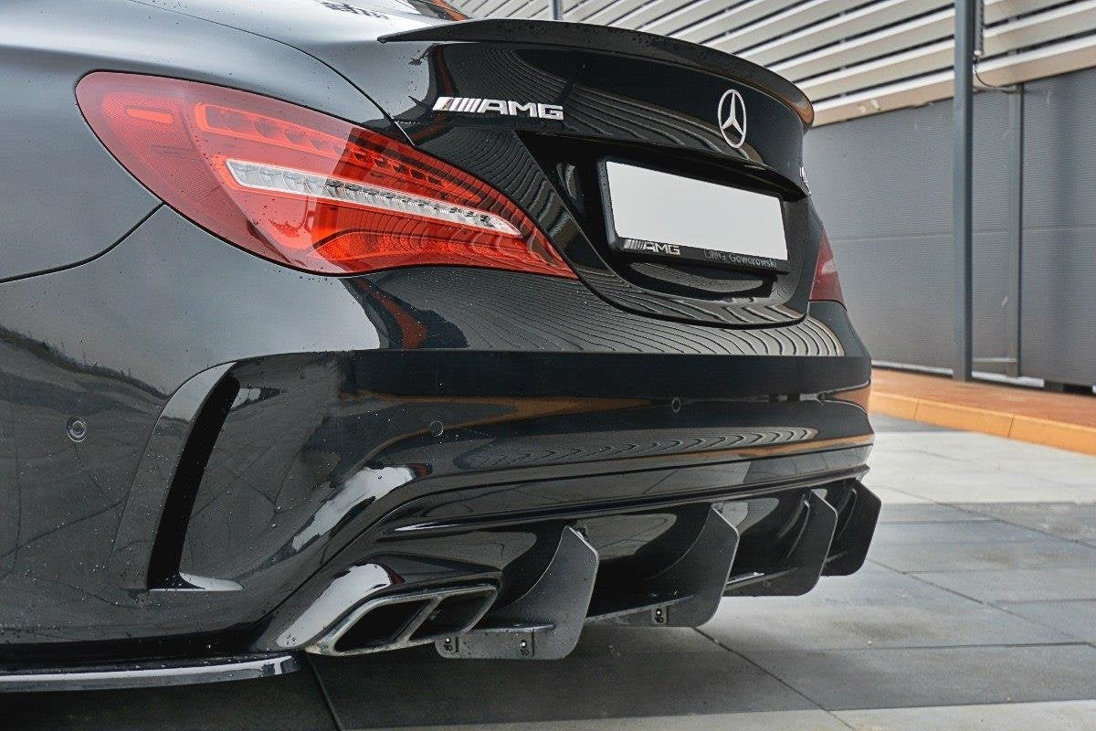 Prelungire difuzor bara spate Mercedes CLA A45 amg C117 Facelift 2017- v4 - Maxton Design
