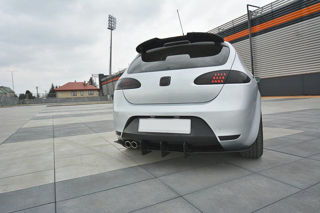 Prelungire difuzor bara spate Seat Leon Mk2 Cupra FR 2005-2012 v4 - Maxton Design