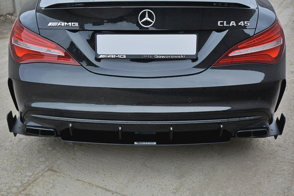 Prelungire difuzor bara spate Mercedes CLA A45 Amg C117 Facelift 2017- v2 - Maxton Design