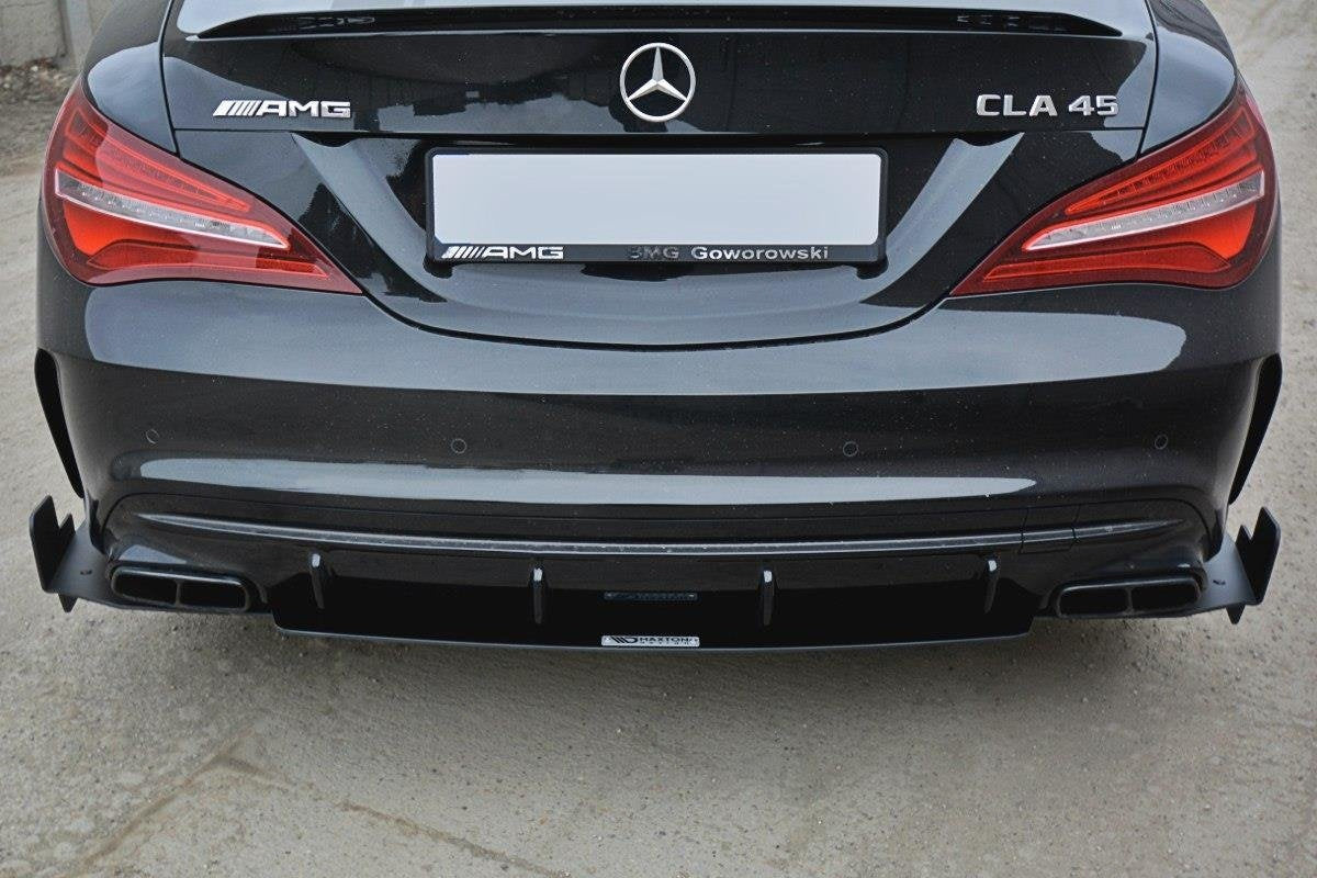 Prelungire difuzor bara spate Mercedes CLA A45 Amg C117 Facelift 2017- v2 - Maxton Design