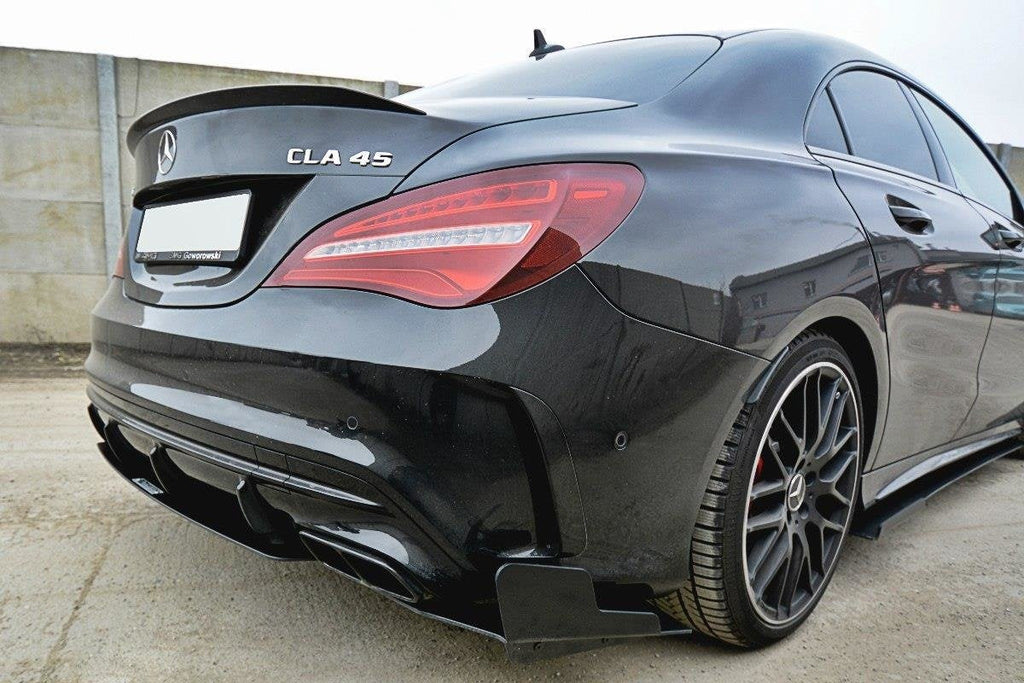 Prelungire difuzor bara spate Mercedes CLA A45 Amg C117 Facelift 2017- v2 - Maxton Design