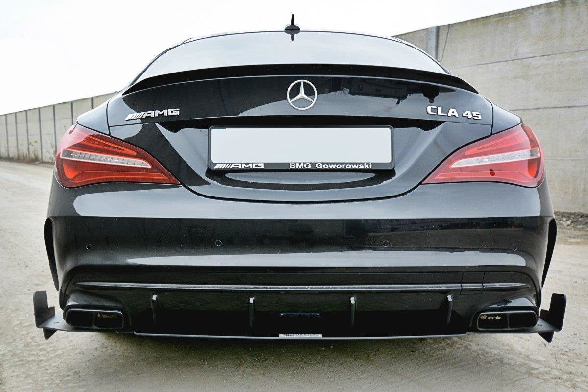 Prelungire difuzor bara spate Mercedes CLA A45 Amg C117 Facelift 2017- v2 - Maxton Design