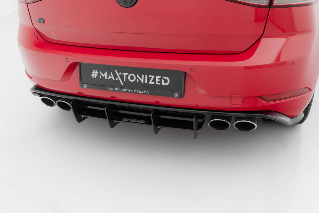 Prelungire difuzor bara spate Volkswagen Golf 7 R Facelift 2017- v16 - Maxton Design