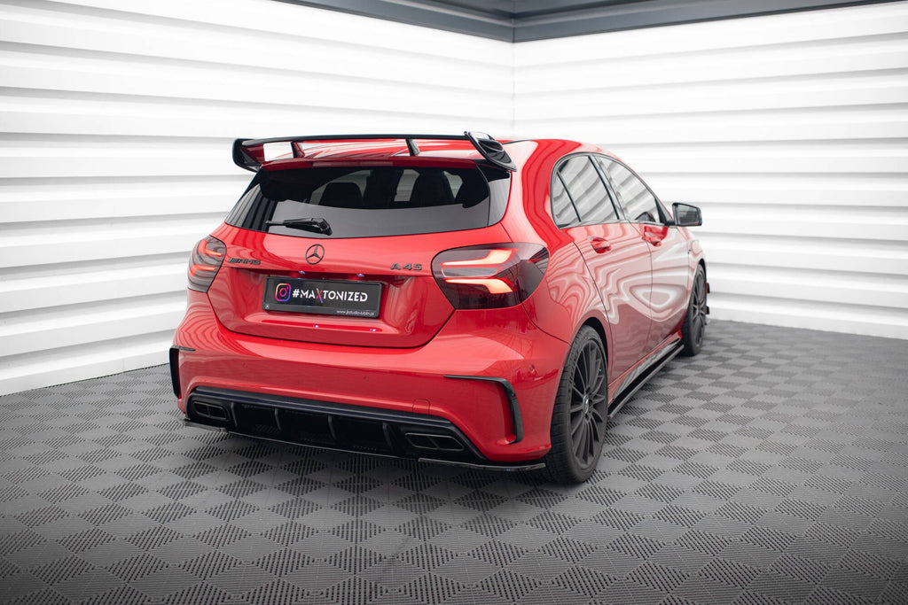Prelungire splitter bara spate Mercedes A Class W176 AMG Facelift 2015-2018 v1 - Maxton Design