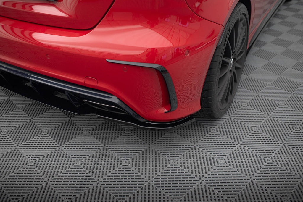 Prelungire splitter bara spate Mercedes A Class W176 AMG Facelift 2015-2018 v1 - Maxton Design