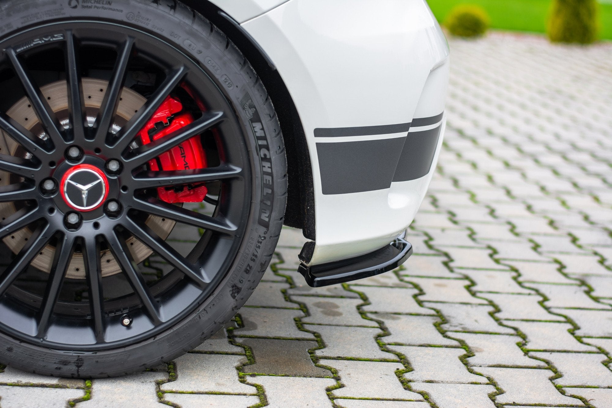 Prelungire splitter bara spate Mercedes A Class W176 A45 AMG 2013-2015 v5 - Maxton Design