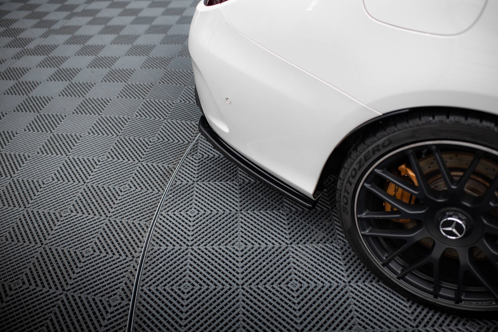 Prelungire splitter bara spate Mercedes Class S205 63AMG Estate 2015-2018 v2 - Maxton Design