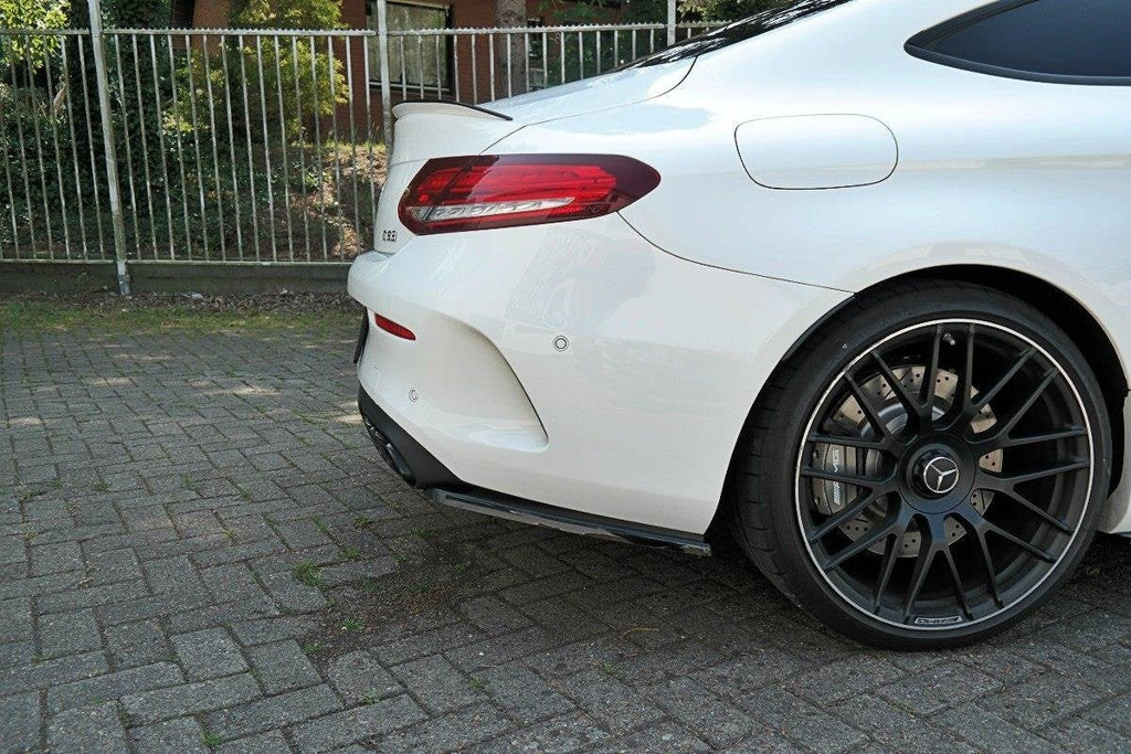 Prelungire splitter bara spate Mercedes C Class C205 63AMG Coupe 2016-2018 v1 - Maxton Design