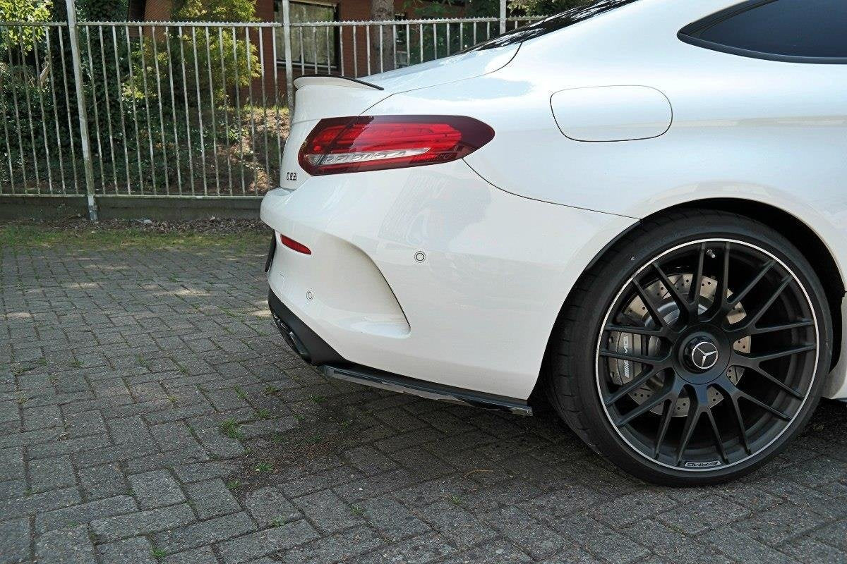 Prelungire splitter bara spate Mercedes C Class C205 63AMG Coupe 2016-2018 v1 - Maxton Design