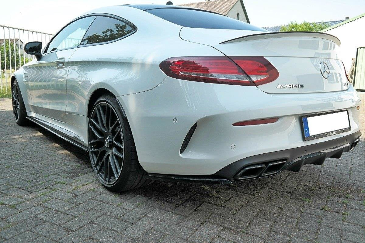 Prelungire splitter bara spate Mercedes C Class C205 63AMG Coupe 2016-2018 v1 - Maxton Design