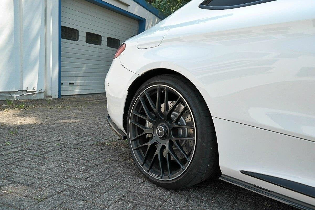 Prelungire splitter bara spate Mercedes C Class C205 63AMG Coupe 2016-2018 v1 - Maxton Design