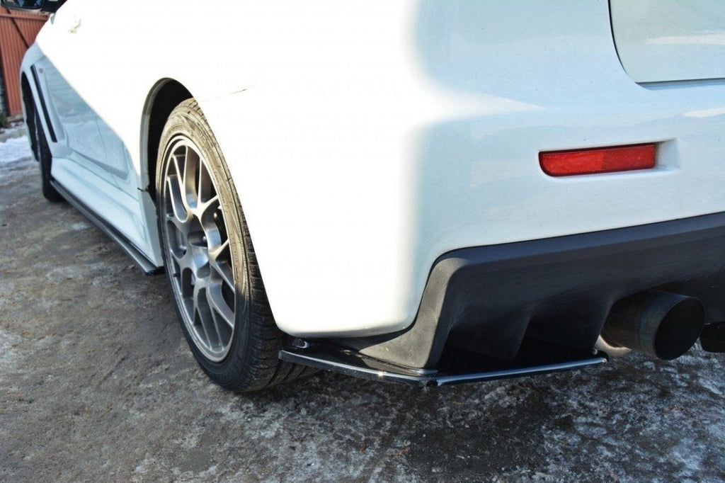 Prelungire splitter bara spate Mitsubishi Lancer EVO X 2007-2015 v1 - Maxton Design