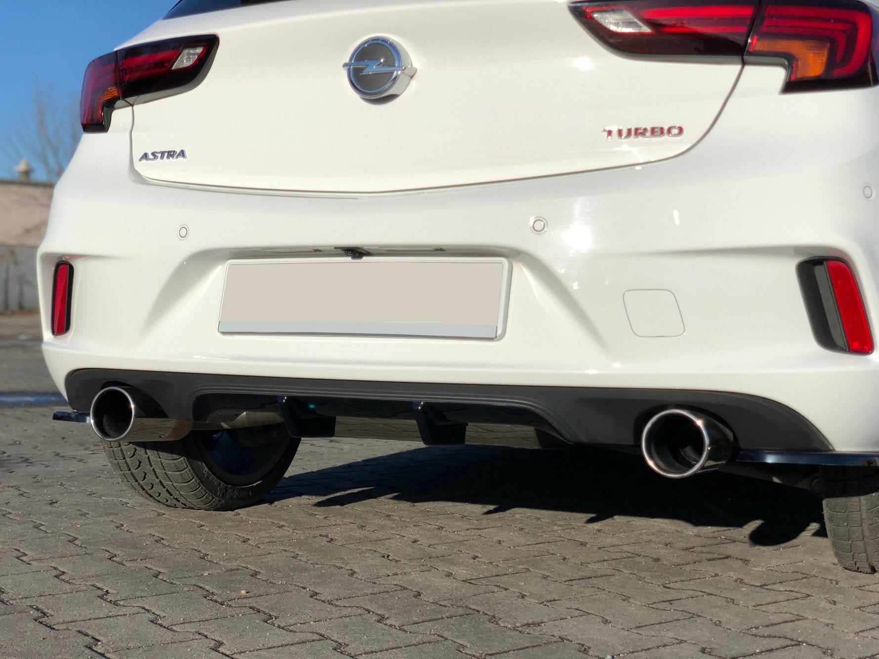 Prelungire splitter bara spate Opel Astra K OPC-Line 2015- v1 - Maxton Design