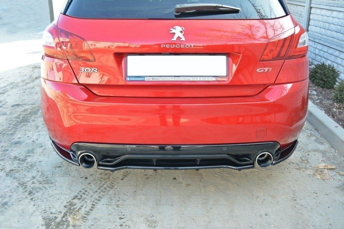 Prelungire splitter bara spate Peugeot 308 T9 GTI 2015-2018 v1 - Maxton Design