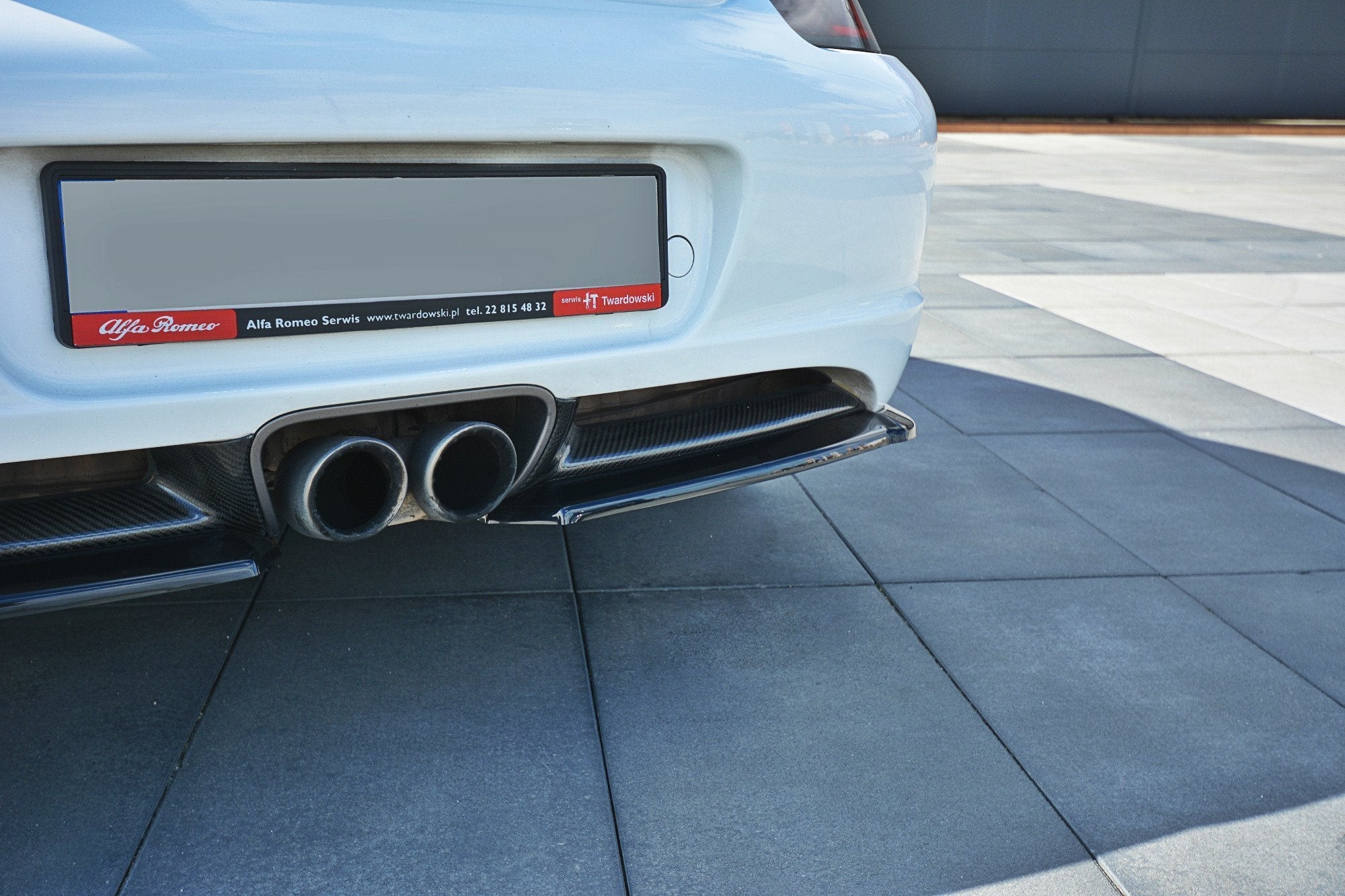 Prelungire splitter bara spate Porsche Cayman S 987C 2006-2009 v1 - Maxton Design