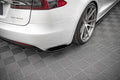 Prelungire splitter bara spate Tesla Model S Facelift 2016- v1 - Maxton Design