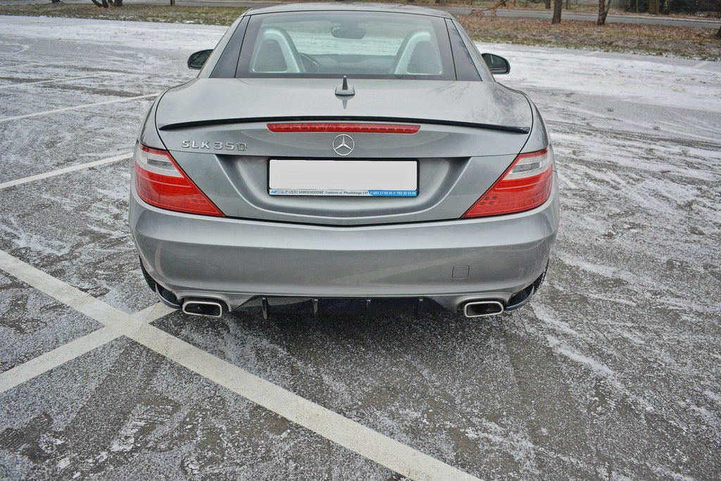 Prelungire splitter bara spate Mercedes SLK R172 2011-2015 v1 - Maxton Design