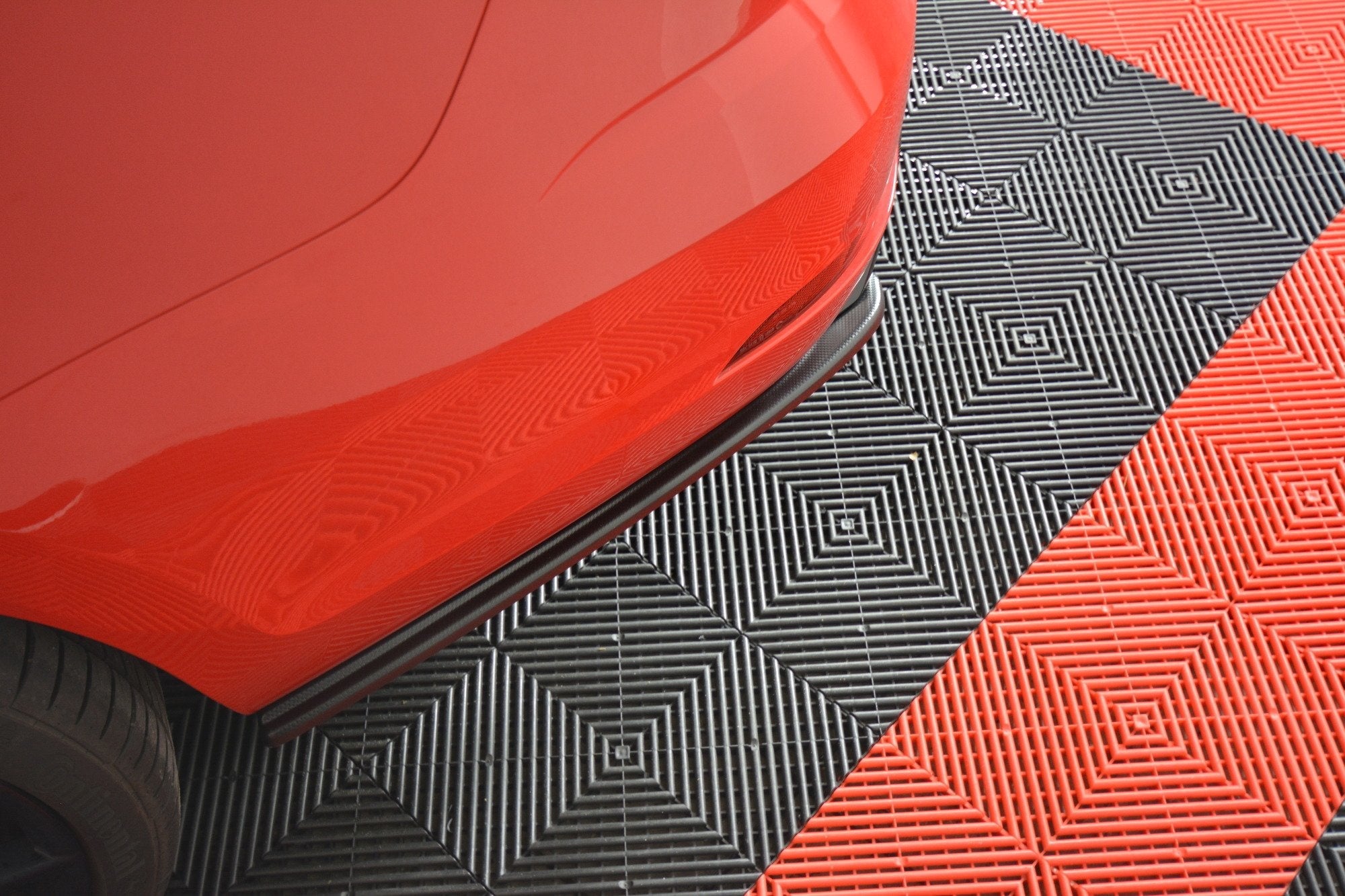 Prelungire splitter bara spate Volkswagen Golf 7 R Variant Facelift 2017- v18 - Maxton Design