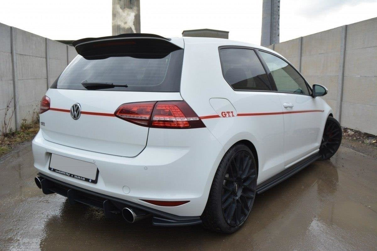 Prelungire splitter bara spate Volkswagen Golf 7 GTI 2012-2016 v3 - Maxton Design