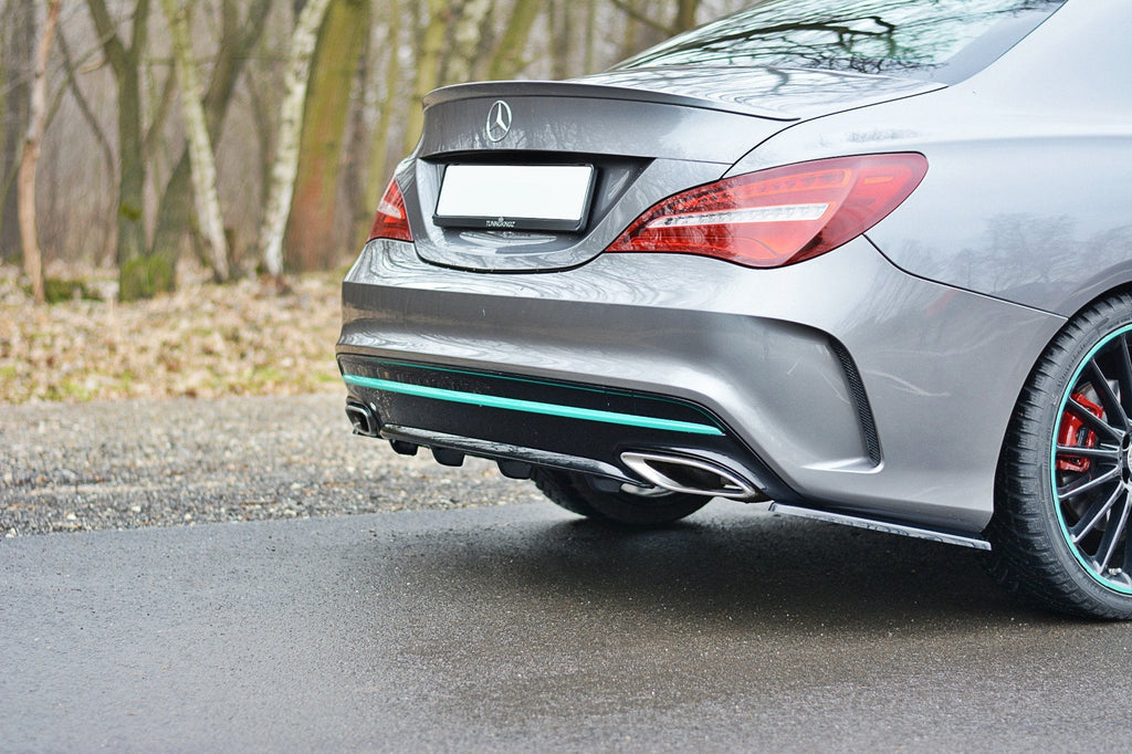 Prelungire difuzor bara spate Mercedes CLA C117 Amg-Line Facelift 2017- v7 - Maxton Design