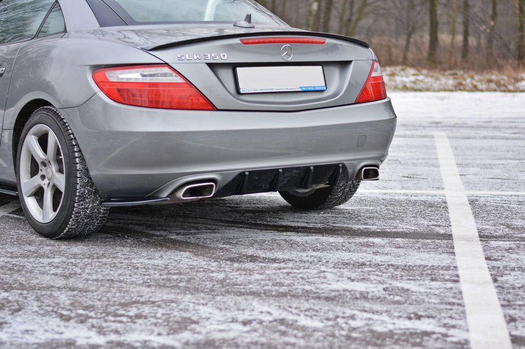 Prelungire difuzor bara spate Mercedes SLK R172 2011-2015 v2 - Maxton Design