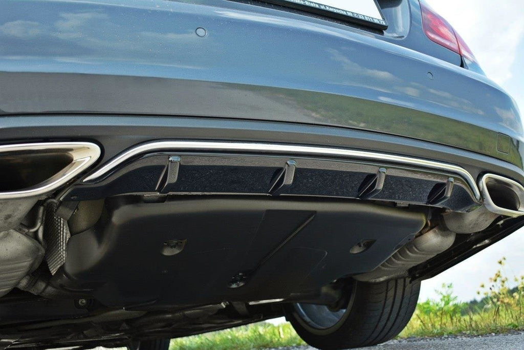 Prelungire difuzor bara spate Mercedes E Class W212 Facelift 2012-2017 v2 - Maxton Design