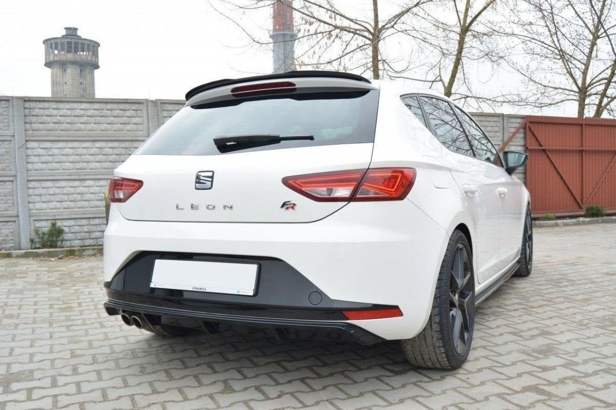 Prelungire difuzor bara spate Seat Leon Mk3 FR 2012-2016 v6 - Maxton Design