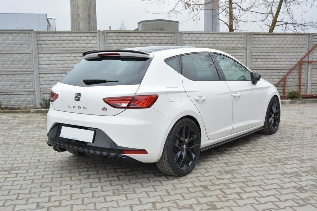 Prelungire difuzor bara spate Seat Leon Mk3 FR 2012-2016 v6 - Maxton Design