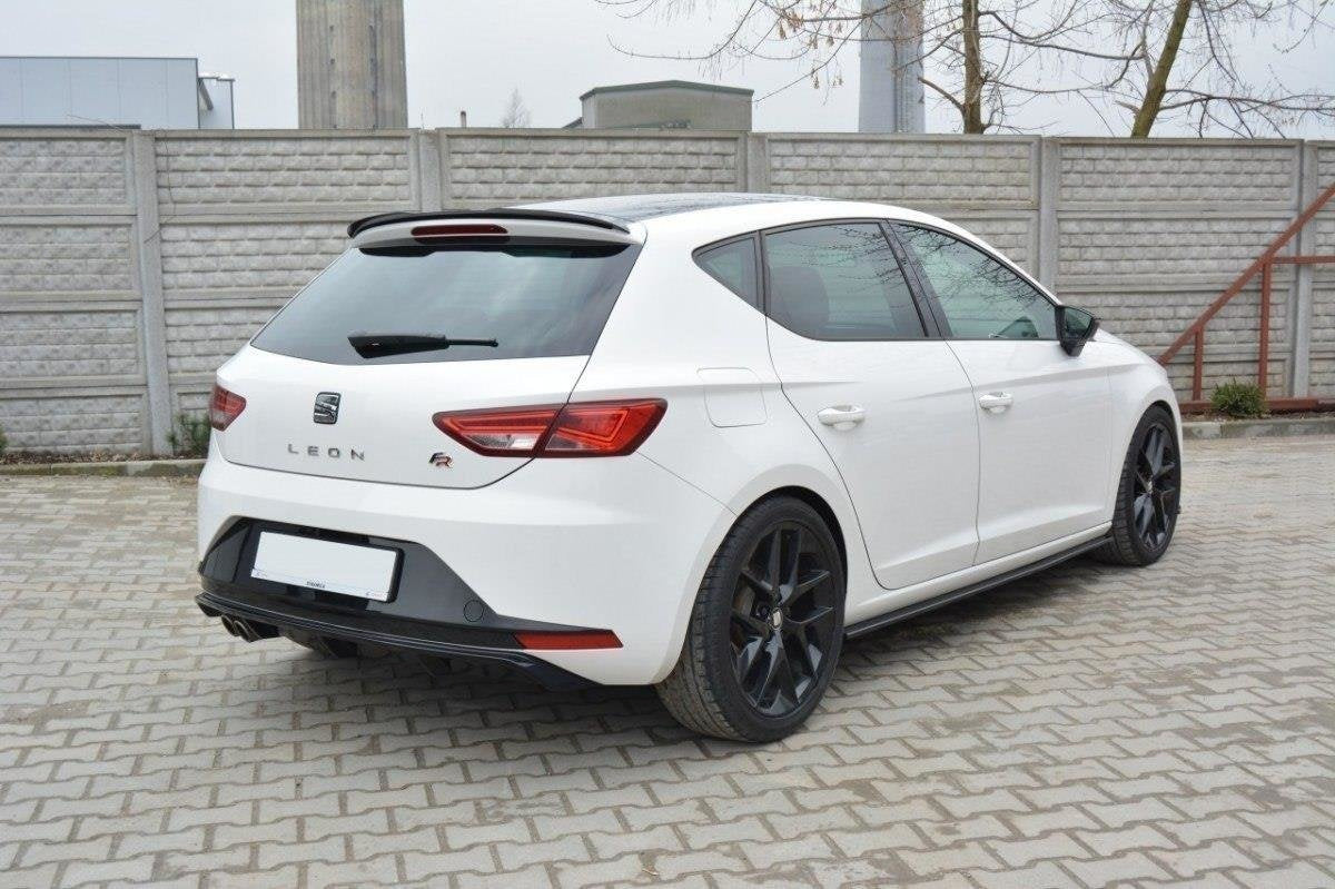 Prelungire difuzor bara spate Seat Leon Mk3 FR 2012-2016 v6 - Maxton Design