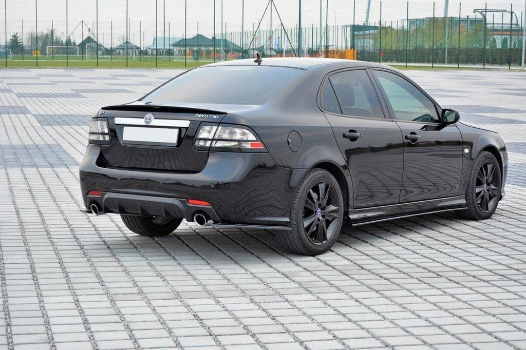 Prelungire difuzor bara spate Saab 9-3 Aero Mk2 Facelift 2007-2012 v5 - Maxton Design