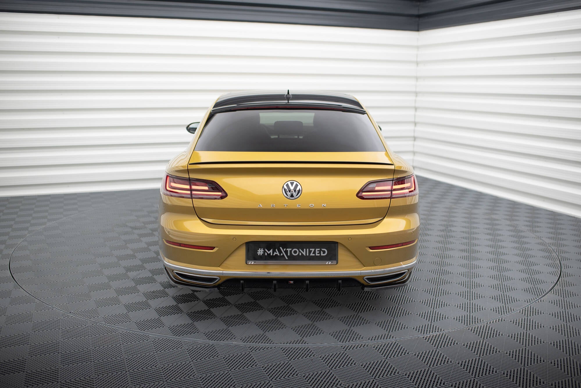 Prelungire difuzor bara spate Volkswagen Arteon 2017- v2 - Maxton Design
