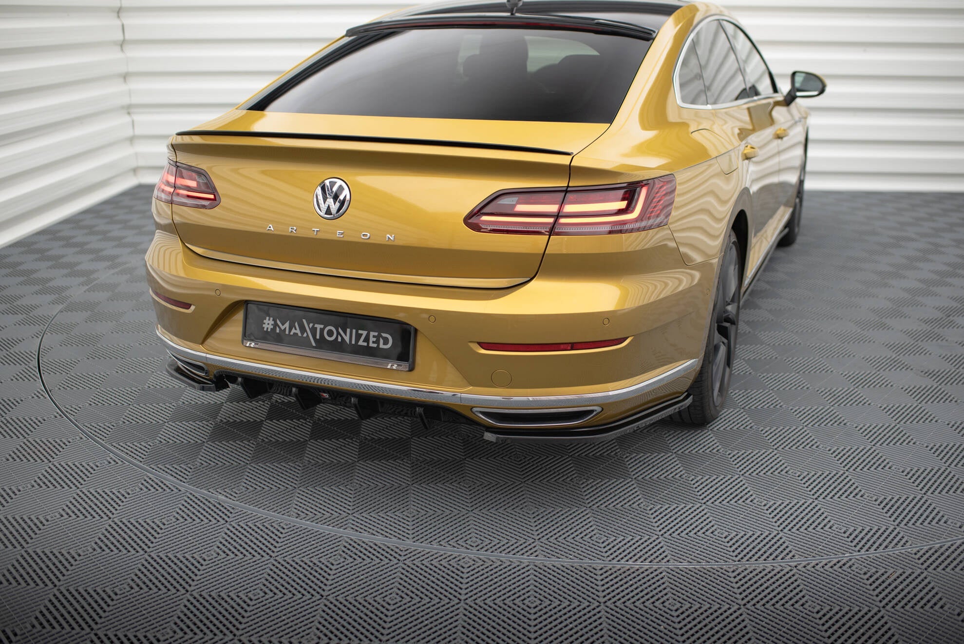 Prelungire difuzor bara spate Volkswagen Arteon 2017- v2 - Maxton Design