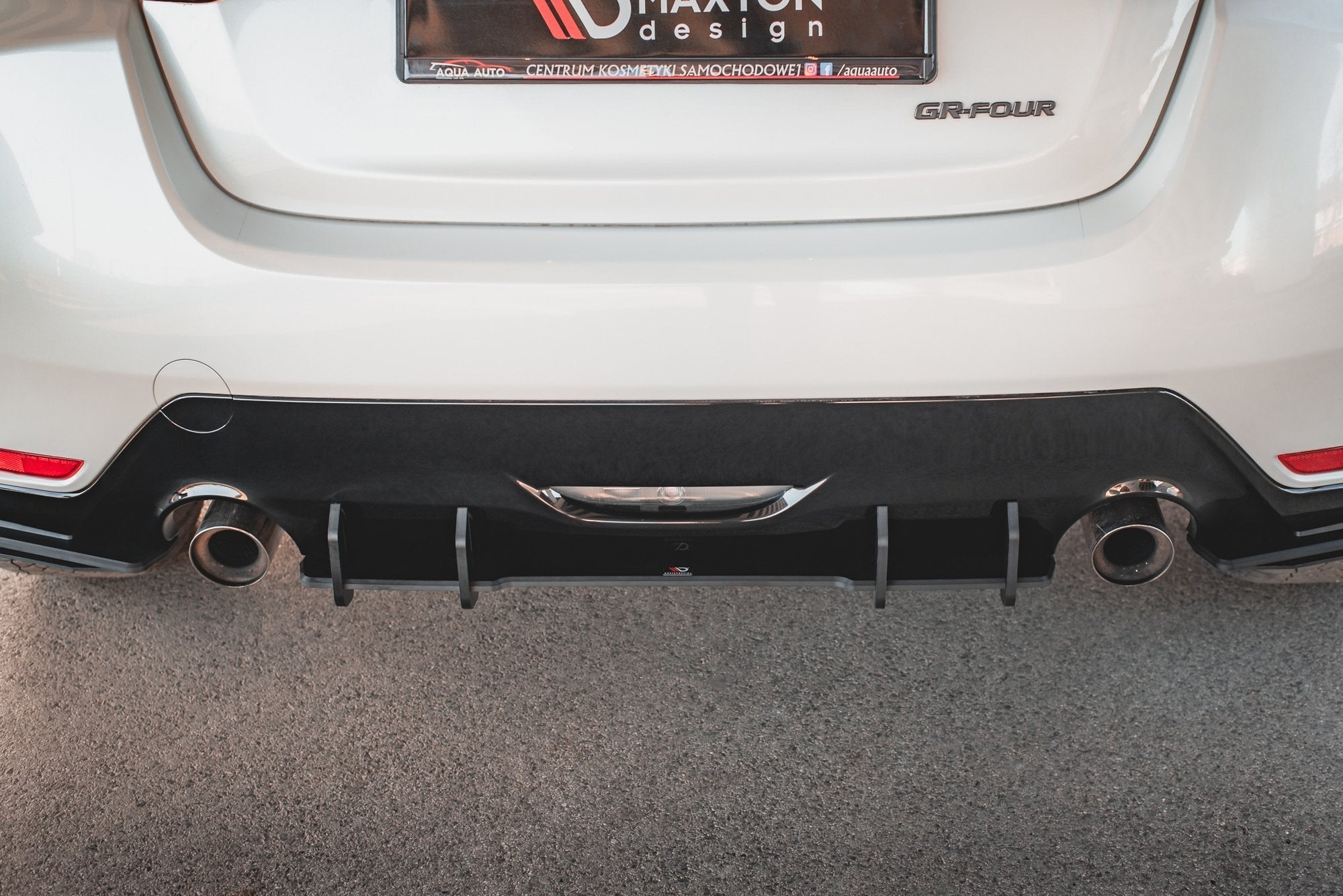 Prelungire difuzor bara spate Toyota GR Yaris Mk4 2020- v7 - Maxton Design