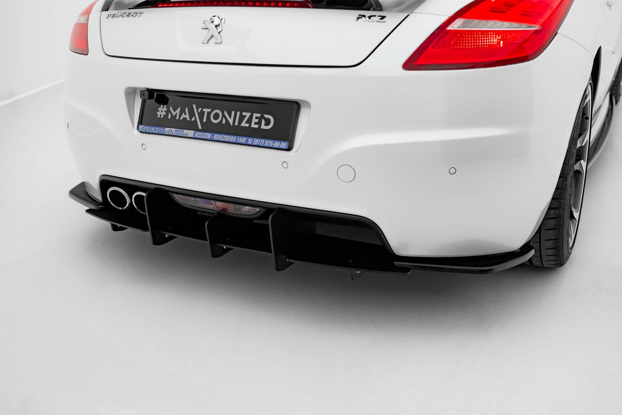 Prelungire difuzor bara spate Peugeot RCZ 2010-2015 v2 - Maxton Design