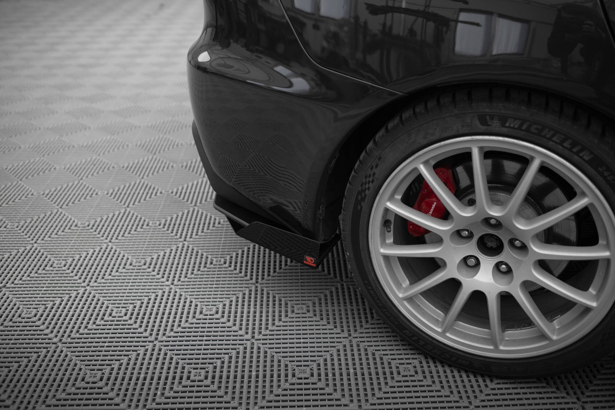 Flapsuri bara spate Mitsubishi Lancer EVO X 2007-2015 v1 - Maxton Design