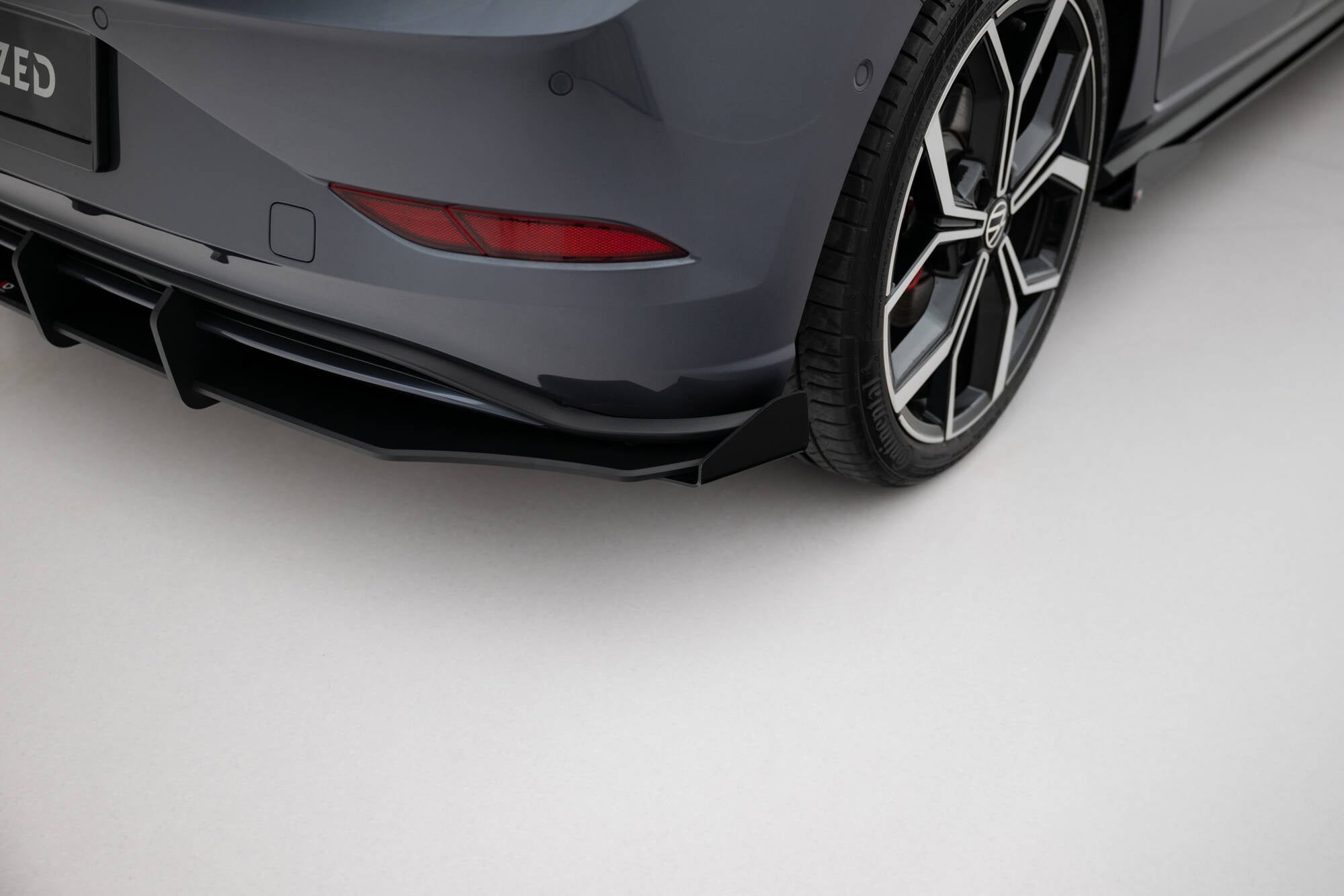 Flapsuri difuzor bara spate Volkswagen Polo GTI Mk6 Facelift 2021- v1 - Maxton Design