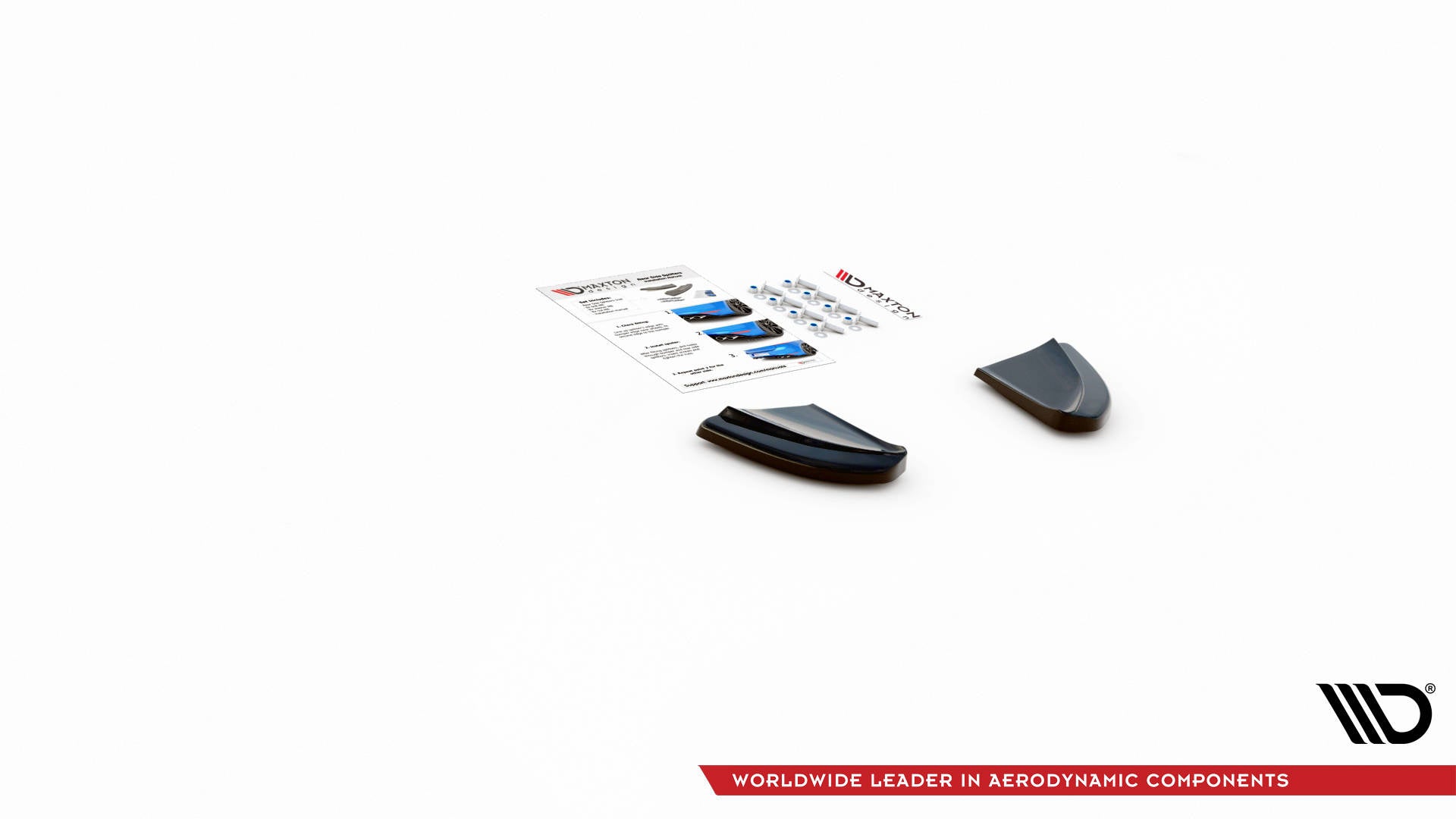 Prelungire splitter bara spate Abarth 500 Mk1 Facelift 2016-2023 v3 - Maxton Design