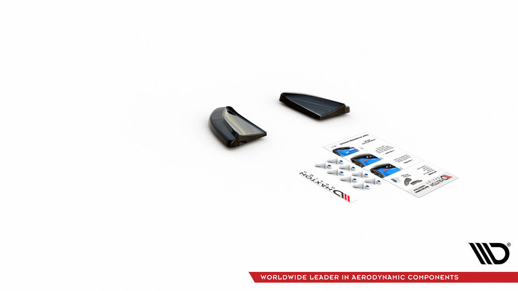 Prelungire splitter bara spate Abarth 500 Mk1 Facelift 2016-2023 v3 - Maxton Design