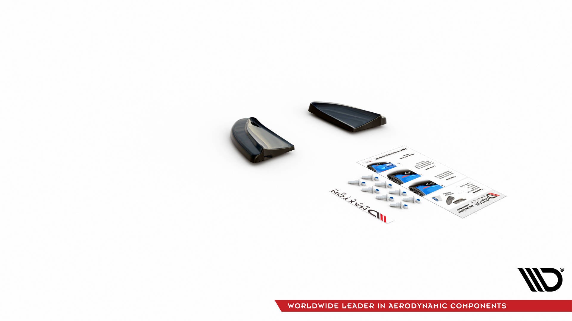 Prelungire splitter bara spate Abarth 500 Mk1 Facelift 2016-2023 v3 - Maxton Design