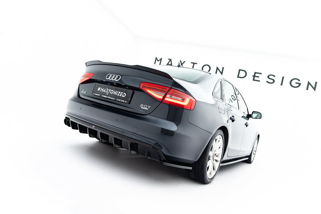Prelungire splitter bara spate Audi A4 B8 Facelift 2011-2015 v35 - Maxton Design