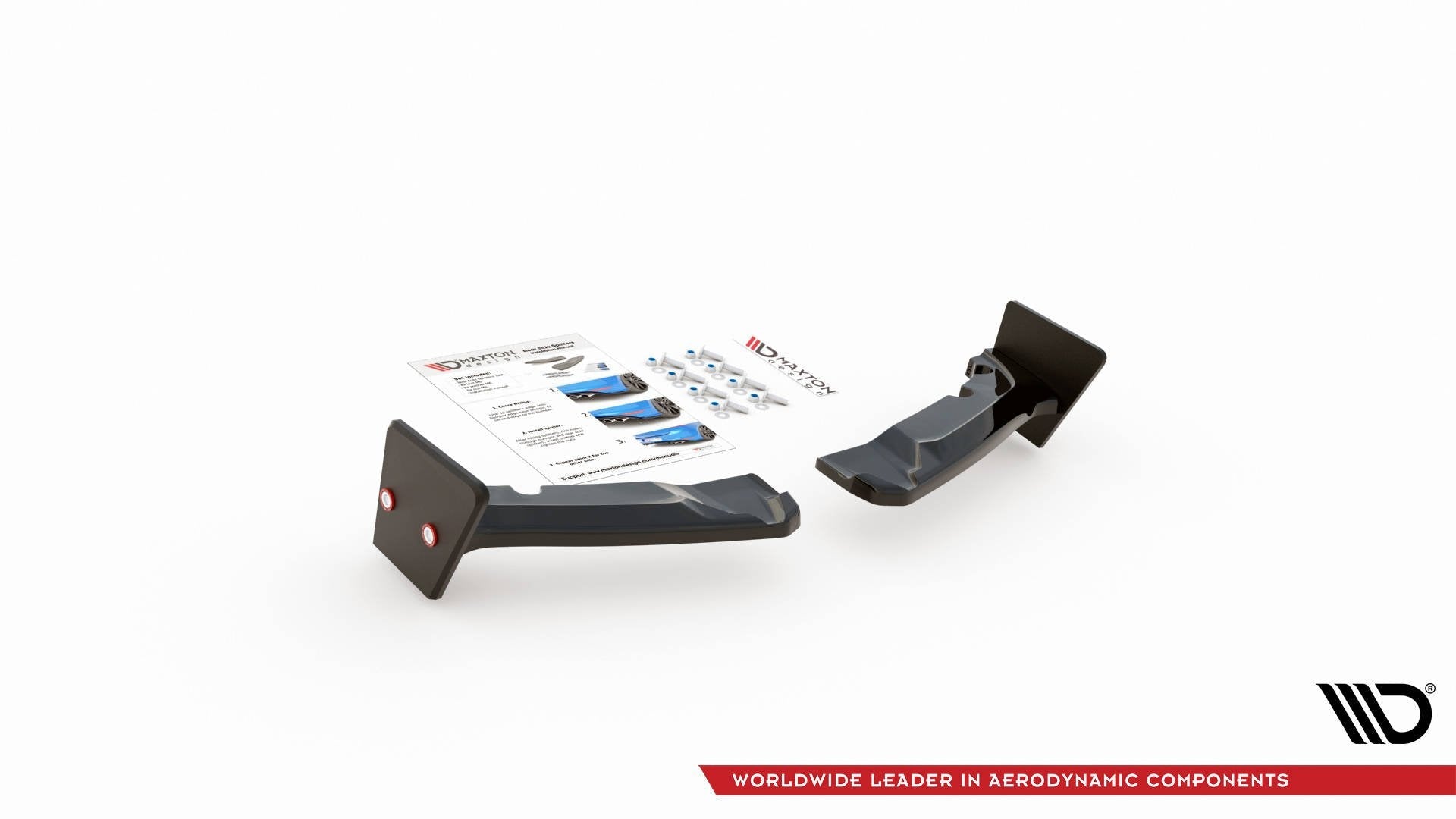 Prelungire splitter bara spate si flapsuri Toyota GR Yaris Mk4 2020- v3 - Maxton Design